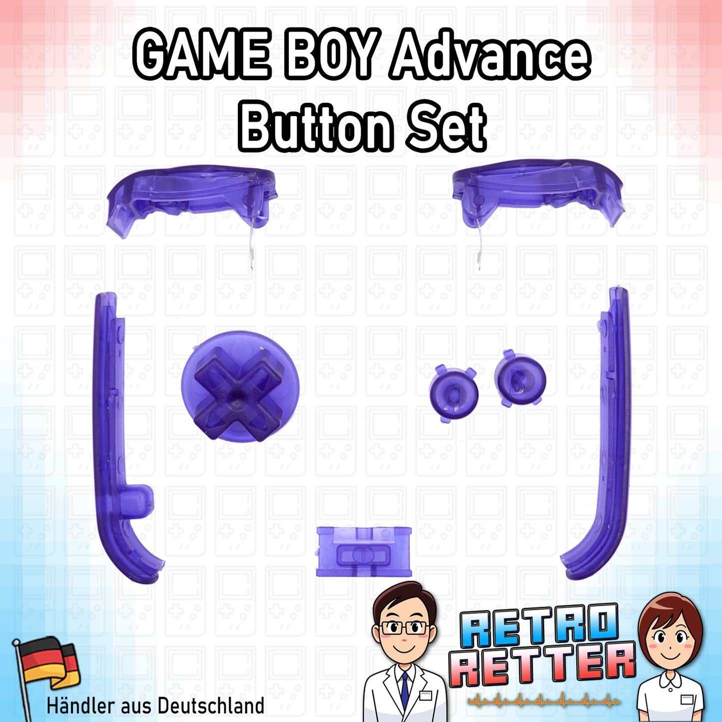 Tasten für den GAME BOY Advance - NEU Farbe: Farbauswahl