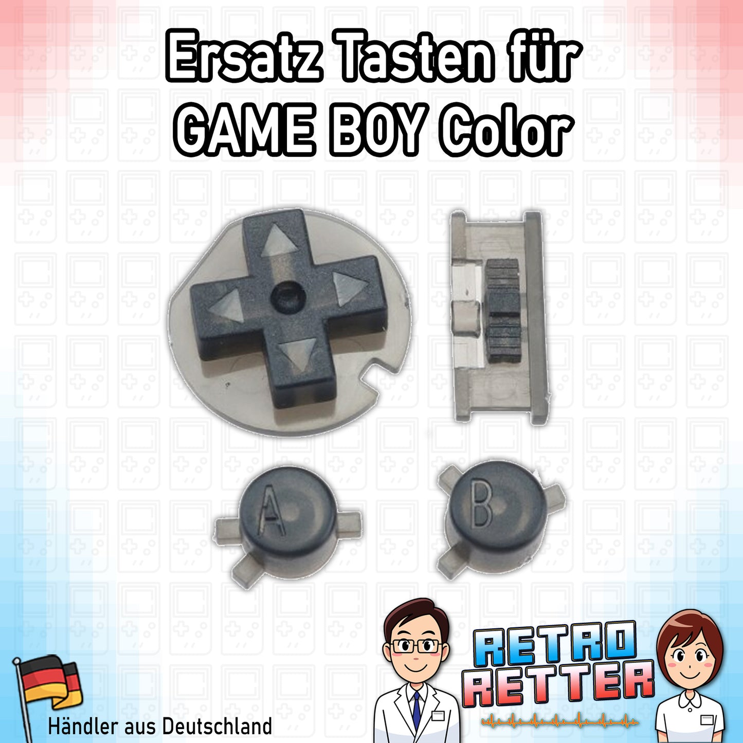 Tasten Set für GAME BOY Color GBC Farbe: Auswählbar