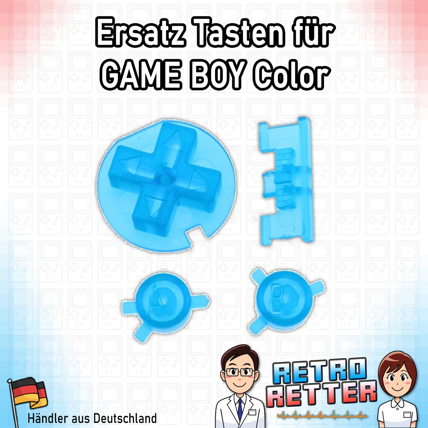 Tasten Set für GAME BOY Color GBC Farbe: Auswählbar