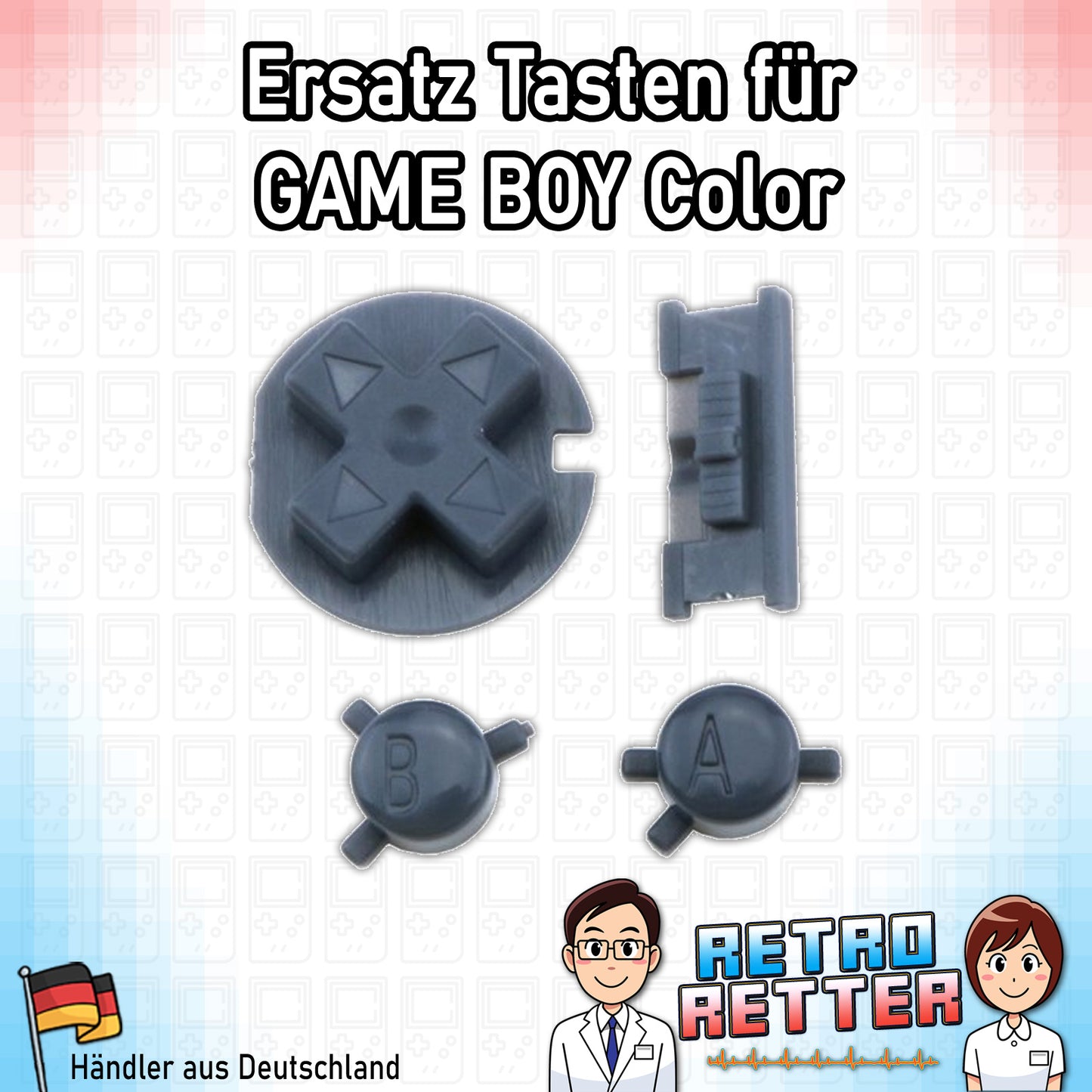 Tasten Set für GAME BOY Color GBC Farbe: Auswählbar