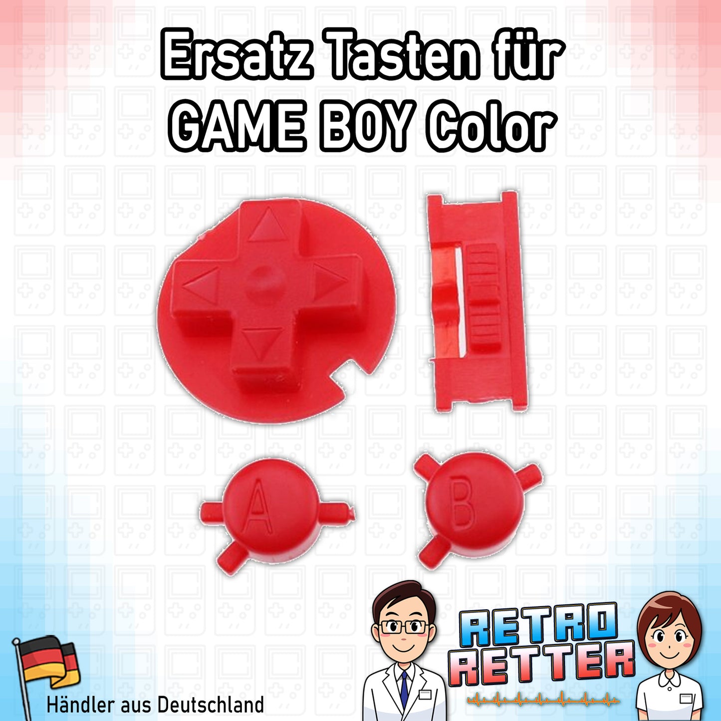 Tasten Set für GAME BOY Color GBC Farbe: Auswählbar