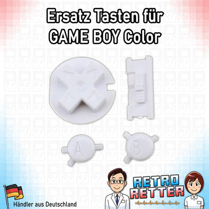 Tasten Set für GAME BOY Color GBC Farbe: Auswählbar