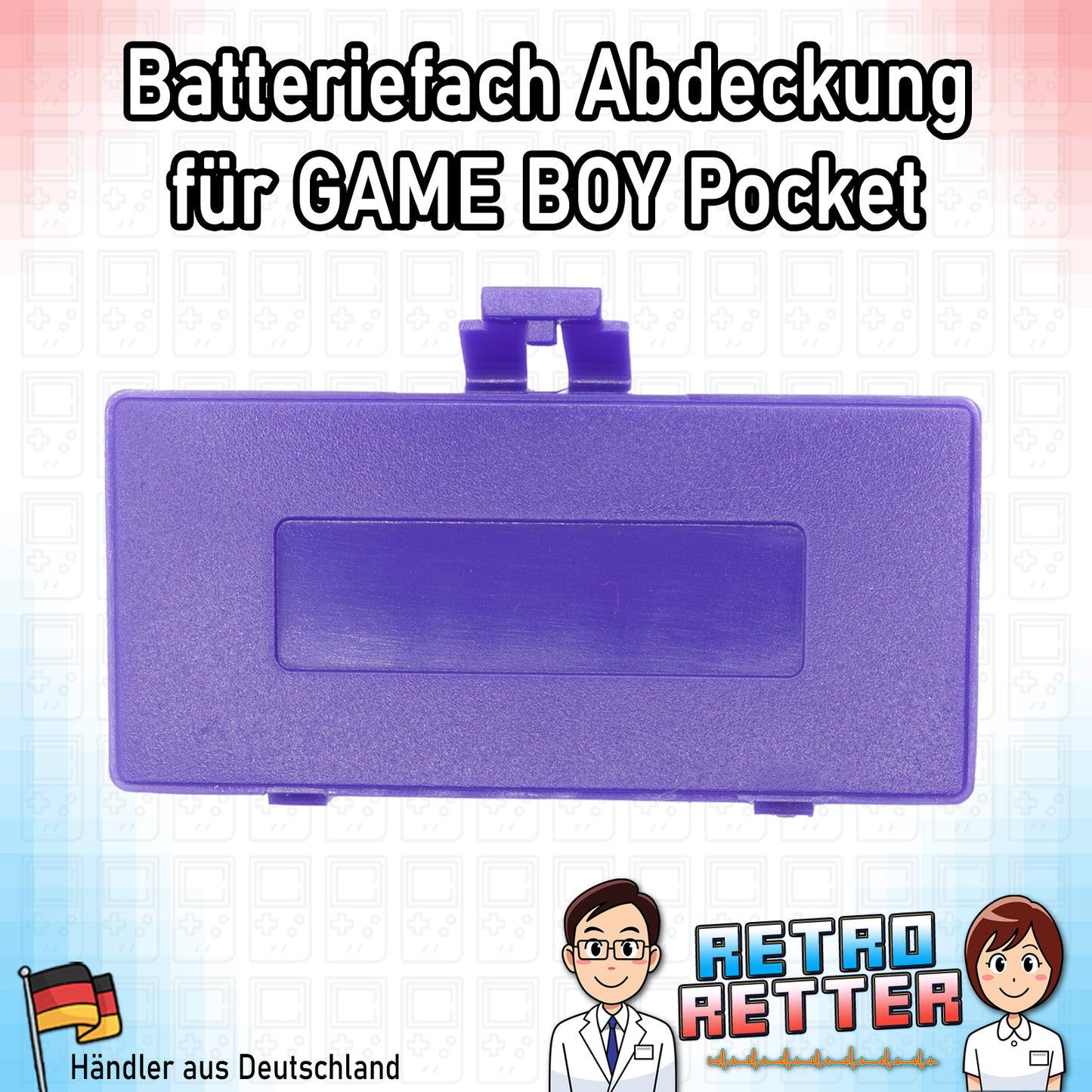 GAME BOY Pocket Batteriedeckel, Farbe: Farbauswahl