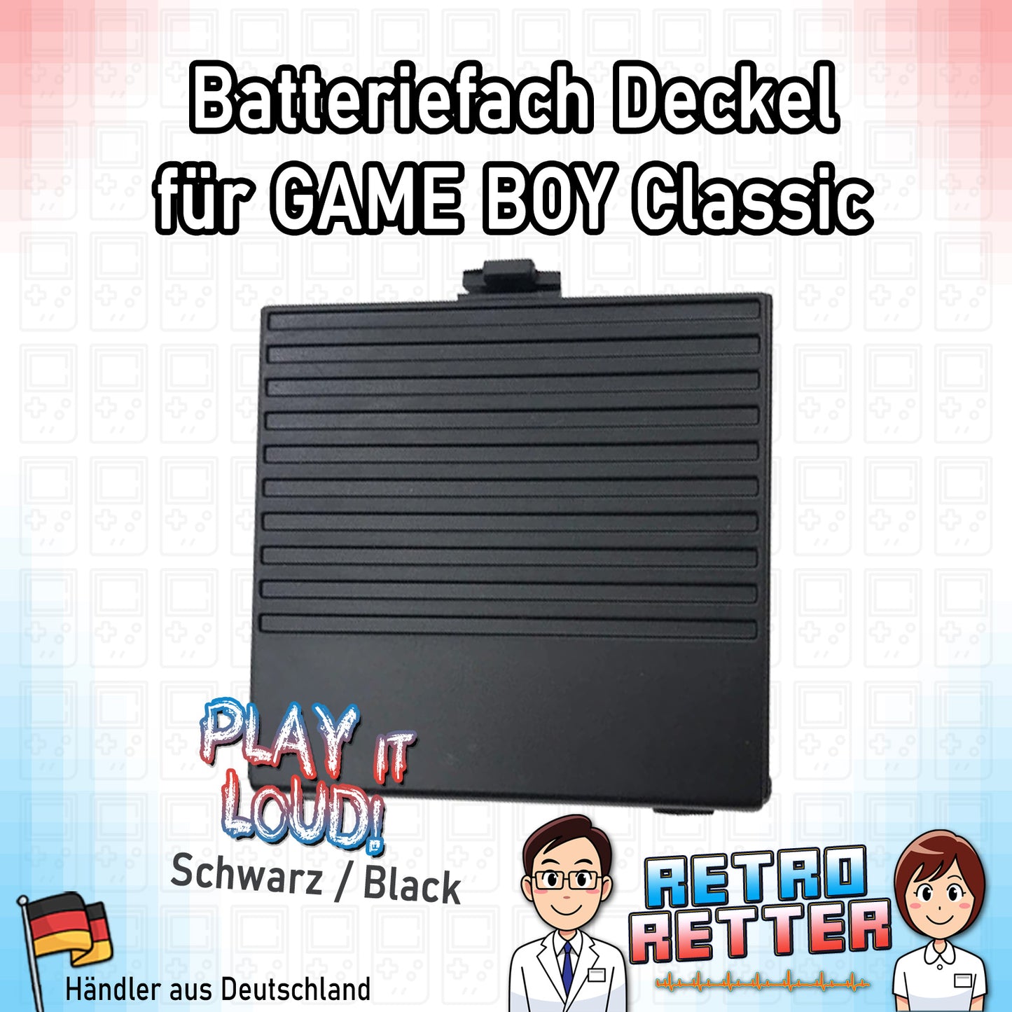Batterie Deckel für GAME BOY Classic - mit Farbauswahl