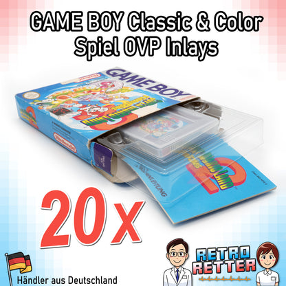 GAME BOY Classic / Color Spiele OVP Inlays