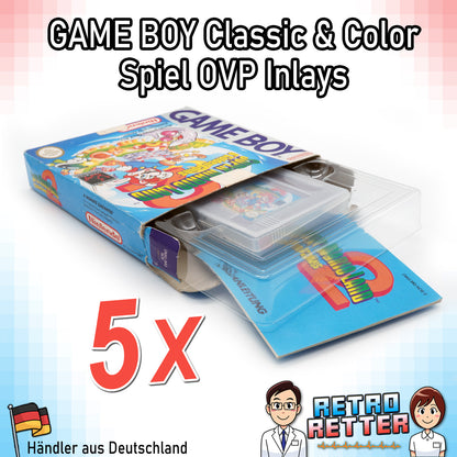 GAME BOY Classic / Color Spiele OVP Inlays