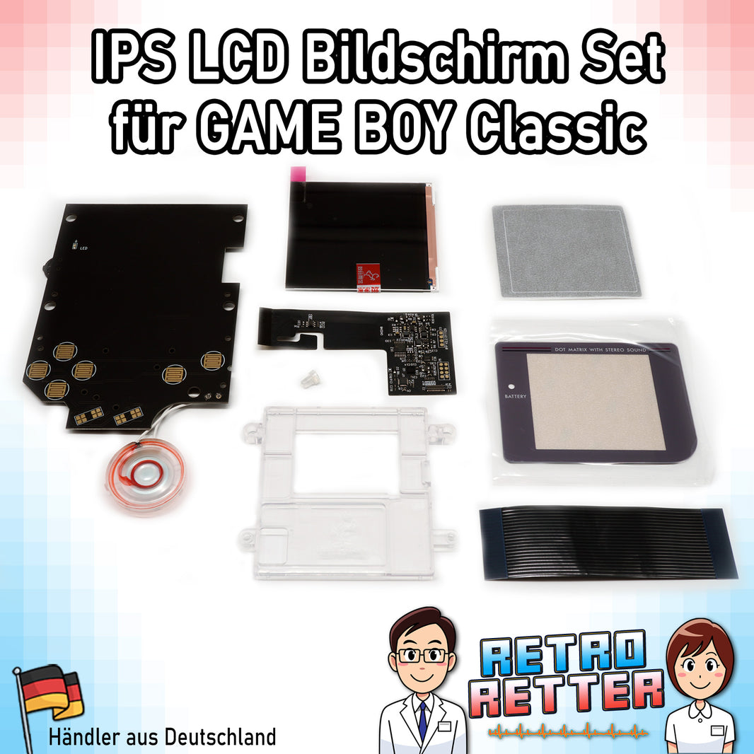 GAME BOY IPS & AMOLED Display Sets – RetroRetter.de