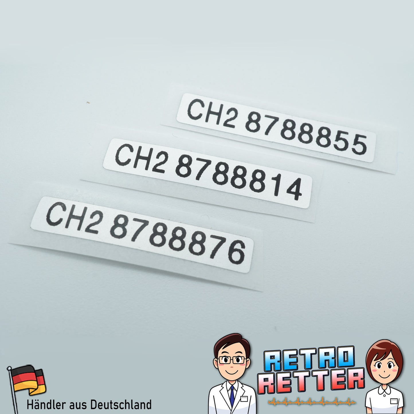 Seriennummer Sticker für GAME BOY Classic