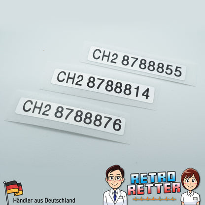 Seriennummer Sticker für GAME BOY Classic