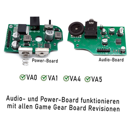 #ReCapKing Game Gear Kondensatoren Sets / Audio Board / Power Baoard