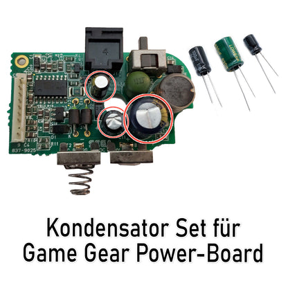 #ReCapKing Game Gear Kondensatoren Sets / Audio Board / Power Baoard
