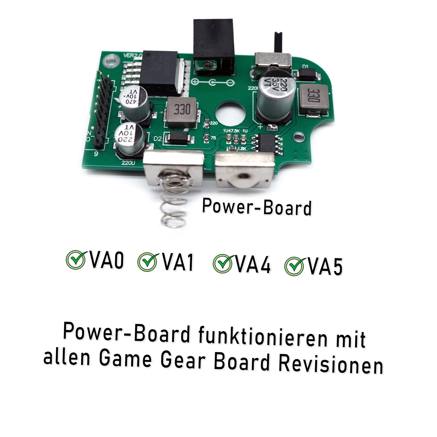 Ersatz Power Board Sega Game Gear Konsole Strom