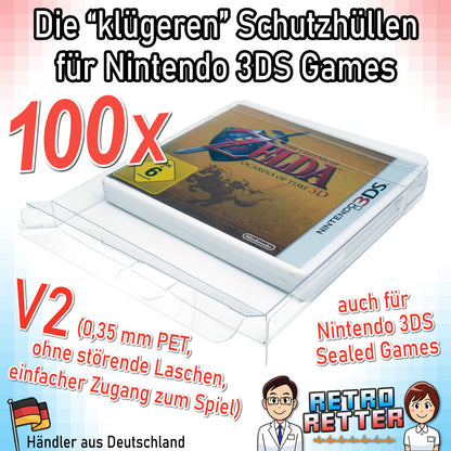 Nintendo 3DS Spiele OVP Schutzhüllen