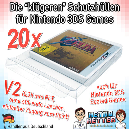Nintendo 3DS Spiele OVP Schutzhüllen