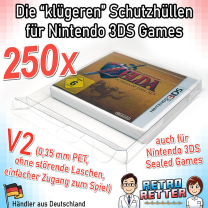 Nintendo 3DS Spiele OVP Schutzhüllen