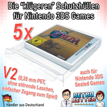 Nintendo 3DS Spiele OVP Schutzhüllen