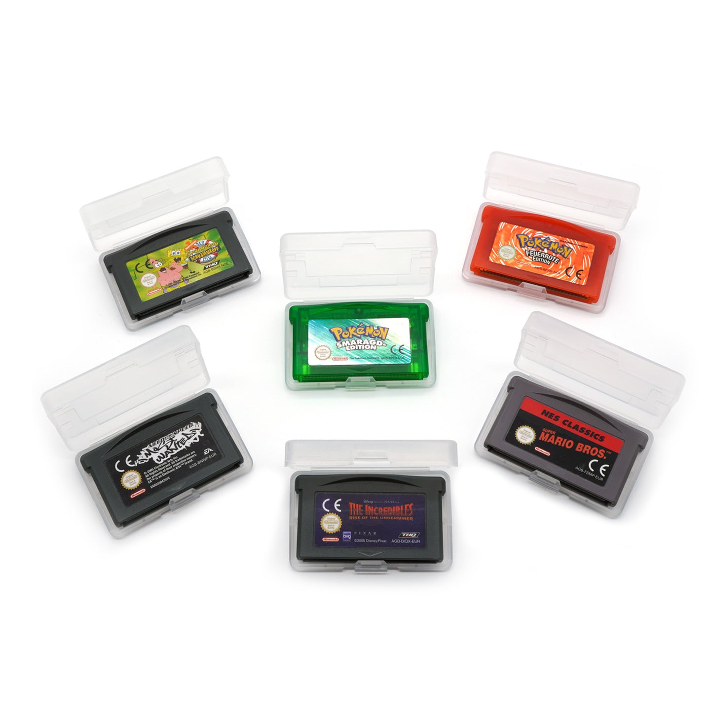 GAME BOY Advance Spiele Modul Schutzhüllen