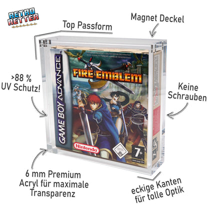 Premium Acryl Case für GAME BOY Spiele OVPs