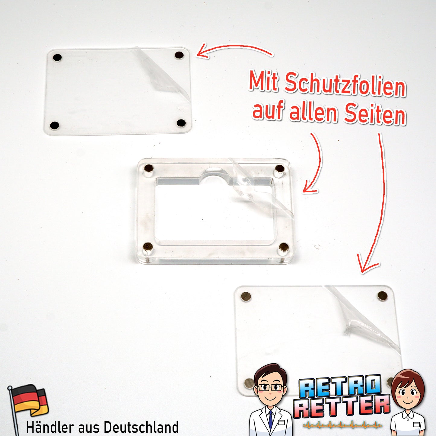 GBA Acryl Spiele Modul Case 1-Fach