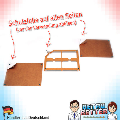 GBA Acryl Spiele Modul Case 4-Fach