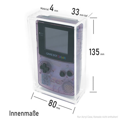 Acryl Case für GAME BOY Color Konsole
