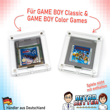 GAME BOY Acryl Spiele Modul Case 1-Fach