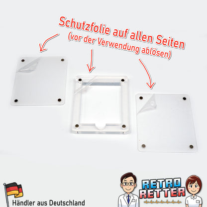 GAME BOY Acryl Spiele Modul Case 1-Fach
