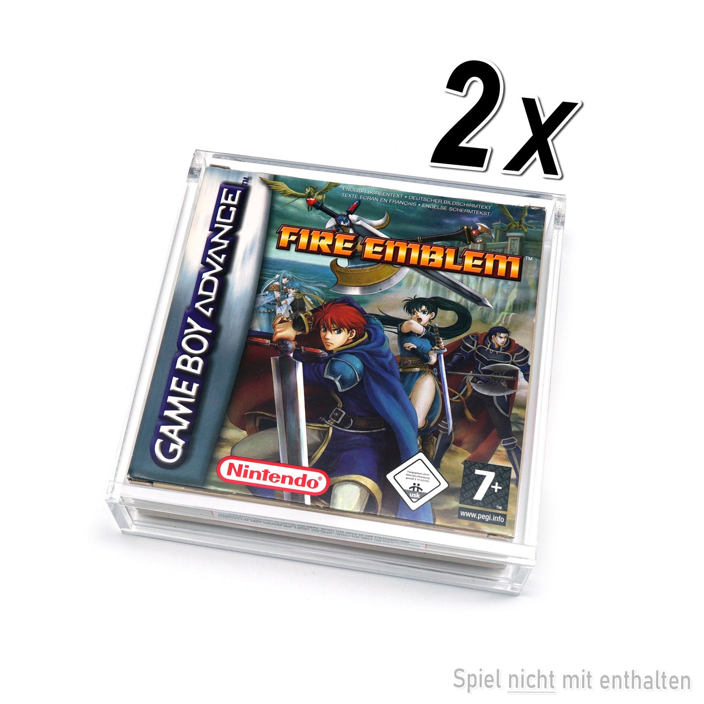Acryl Case für GAME BOY Spiele OVP (GB Classic, GBC, GBA)