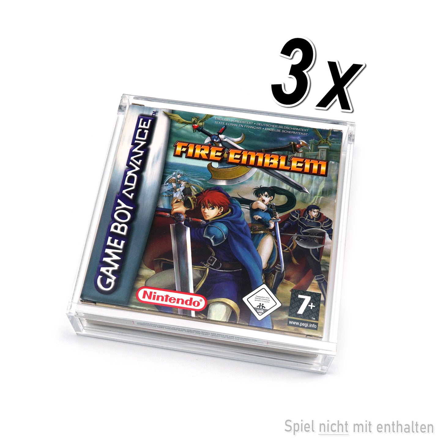 Acryl Case für GAME BOY Spiele OVP (GB Classic, GBC, GBA)