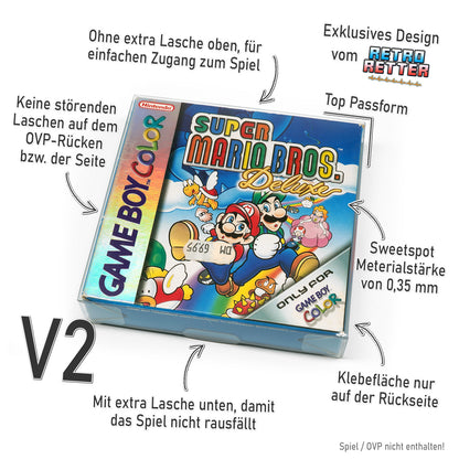 GAME BOY Classic / Color / Advance / Virtual Boy Spiele OVP Schutzhüllen