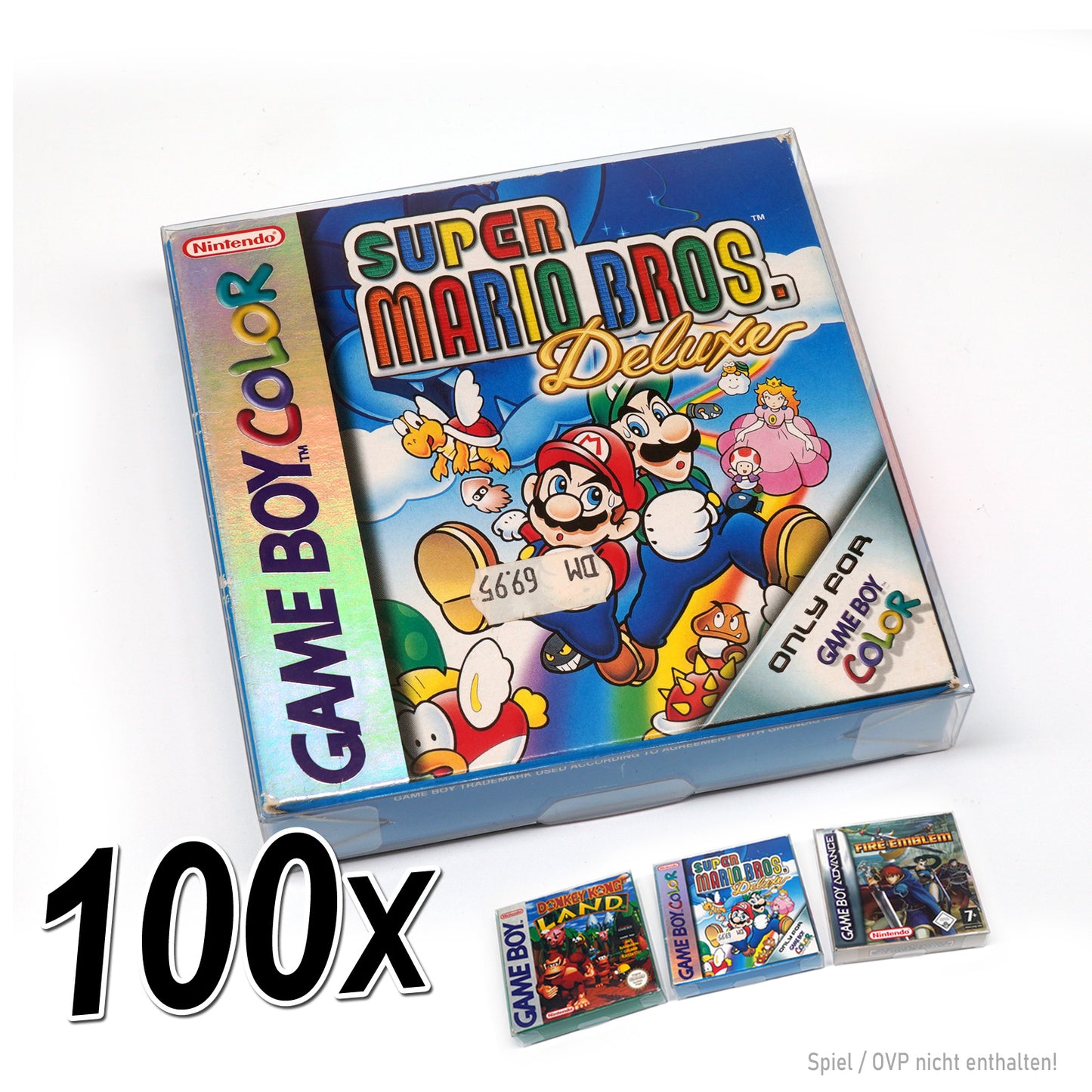 GAME BOY Classic / Color / Advance / Virtual Boy Spiele OVP Schutzhüllen