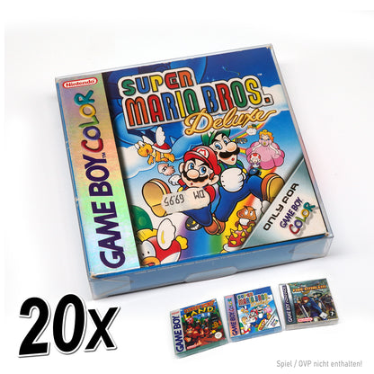 GAME BOY Classic / Color / Advance / Virtual Boy Spiele OVP Schutzhüllen