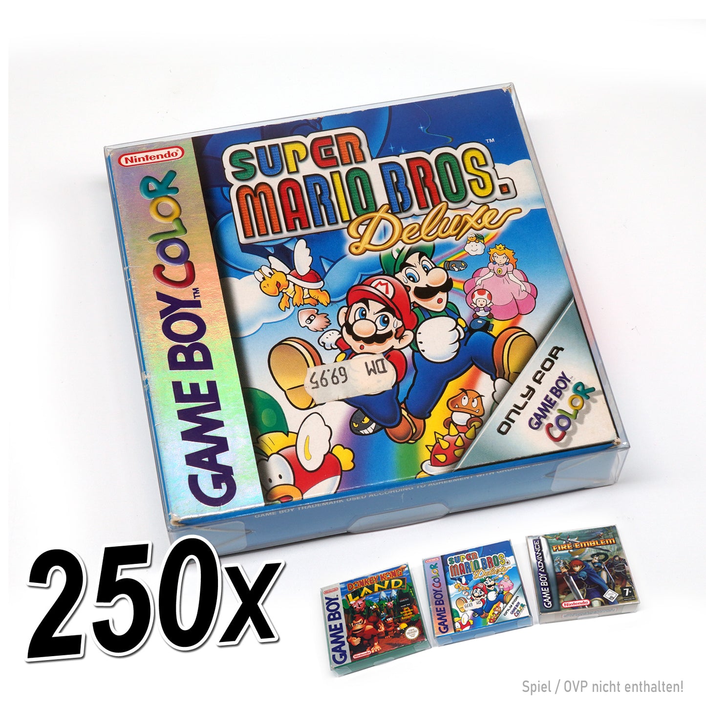 GAME BOY Classic / Color / Advance / Virtual Boy Spiele OVP Schutzhüllen