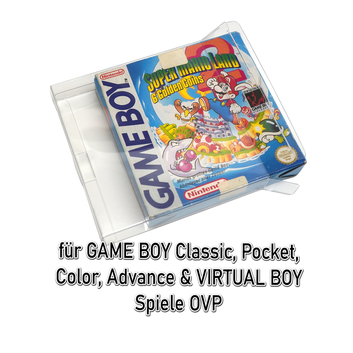 GAME BOY Classic / Color / Advance / Virtual Boy Spiele OVP Schutzhüllen