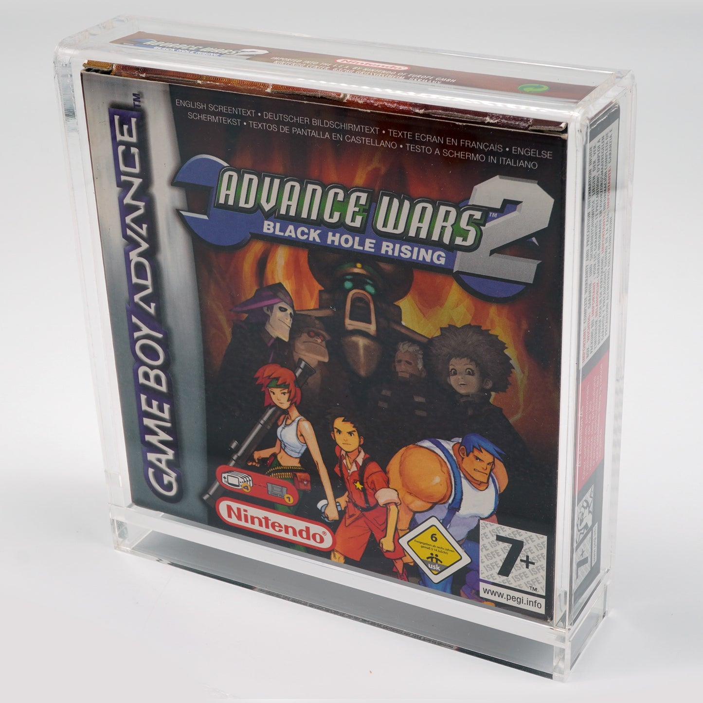Acryl Case mit/ohne Standfuß für GAME BOY Spiele OVP (GB Classic, GBC, GBA)