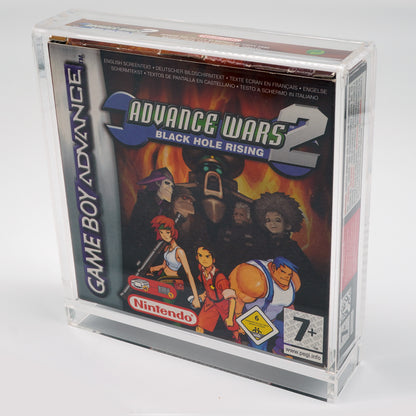 Acryl Case mit/ohne Standfuß für GAME BOY Spiele OVP (GB Classic, GBC, GBA)