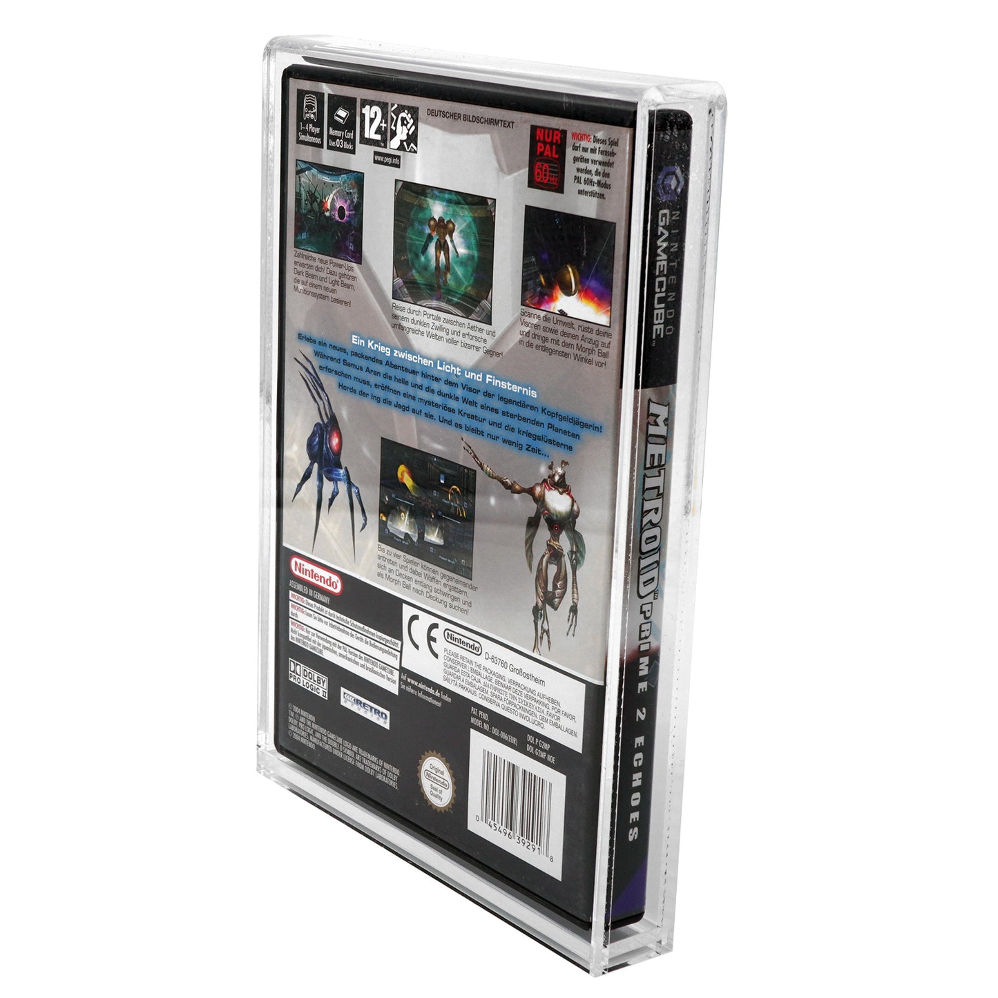 Acryl Case für Nintendo GameCube Spiele OVP