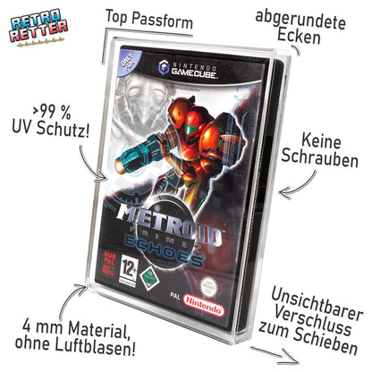 Acryl Case für Nintendo GameCube Spiele OVP