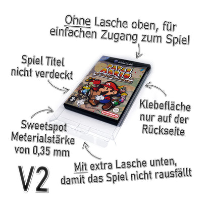 Nintendo GameCube Spiele OVP Schutzhüllen