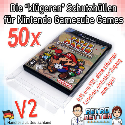Nintendo GameCube Spiele OVP Schutzhüllen