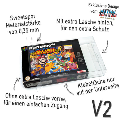 Nintendo 64 Spiele OVP Schutzhüllen