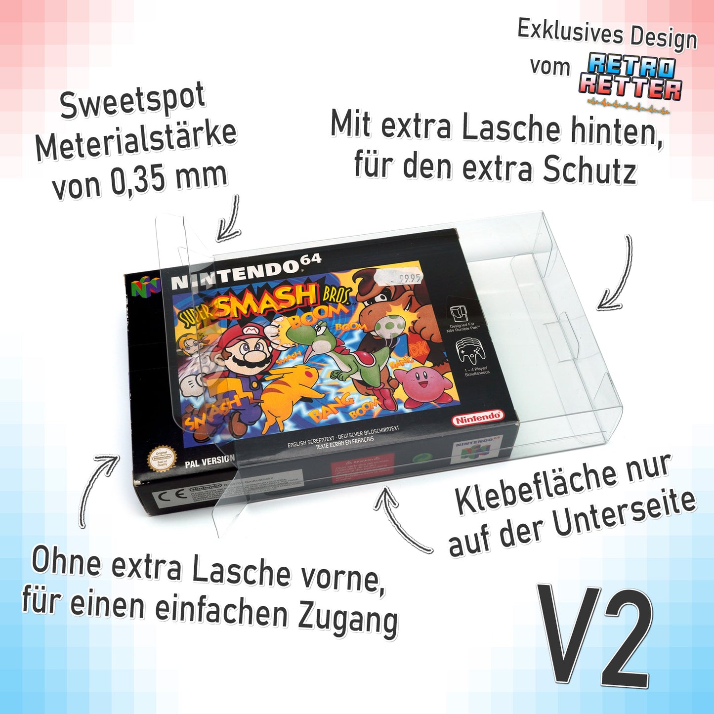 Nintendo 64 Spiele OVP Schutzhüllen