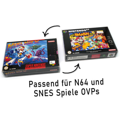 Nintendo 64 Spiele OVP Schutzhüllen