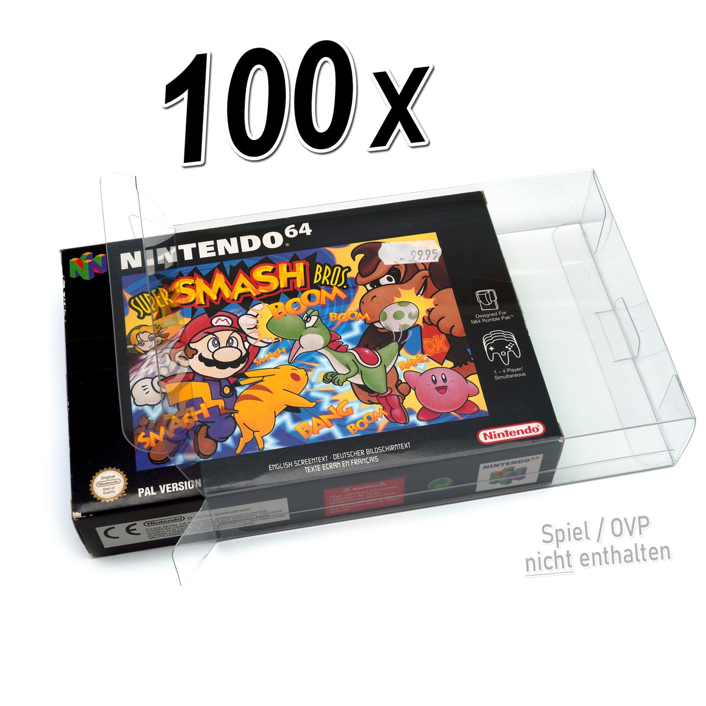 Nintendo 64 Spiele OVP Schutzhüllen