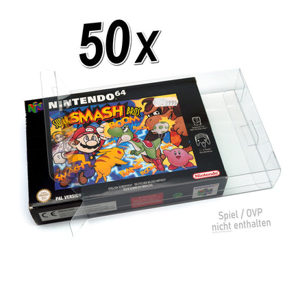Nintendo 64 Spiele OVP Schutzhüllen