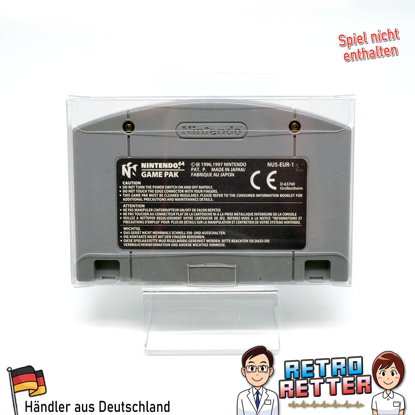 Nintendo 64 Spiele Modul Schutzhüllen