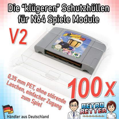 Nintendo 64 Spiele Modul Schutzhüllen