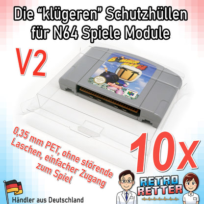 Nintendo 64 Spiele Modul Schutzhüllen