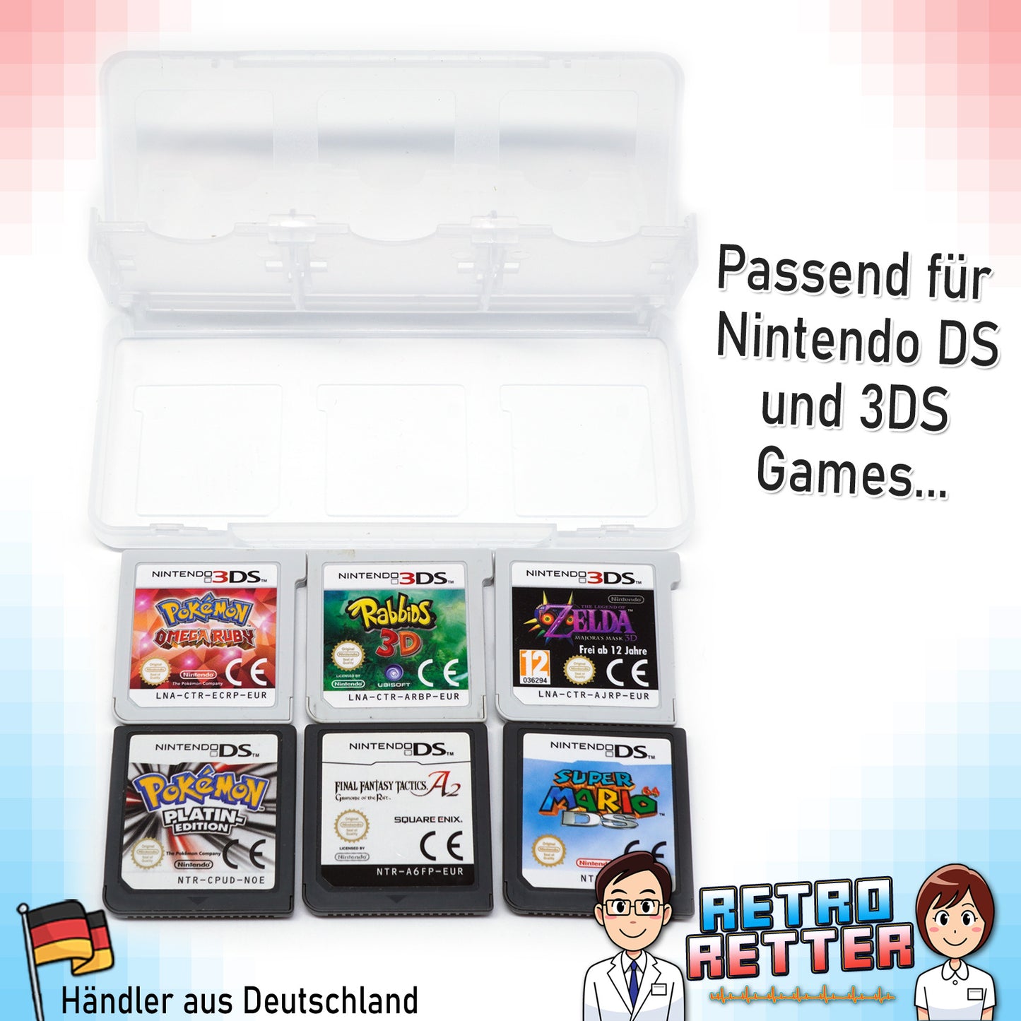 6in1 Nintendo DS & 3DS Modul Case