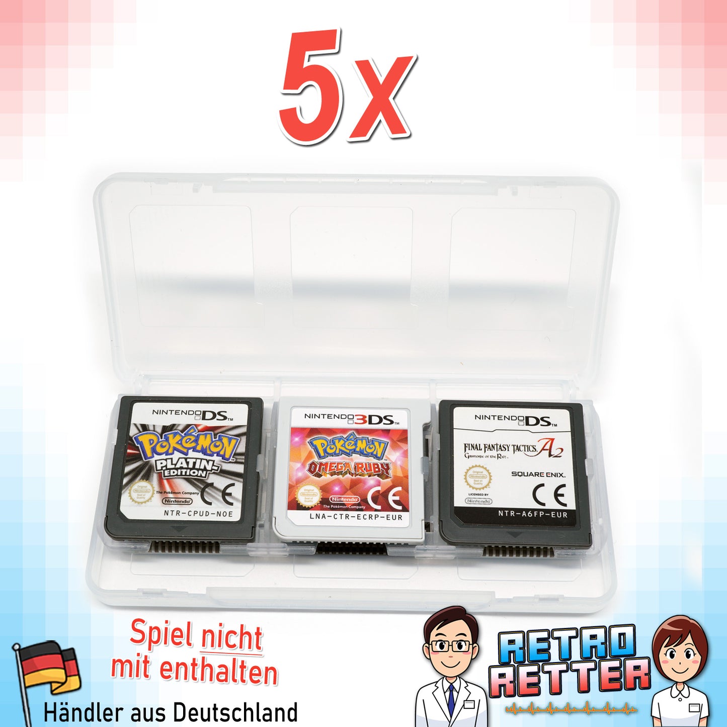 6in1 Nintendo DS & 3DS Modul Case